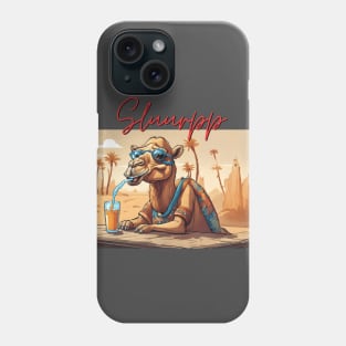 camel drinking Phone Case