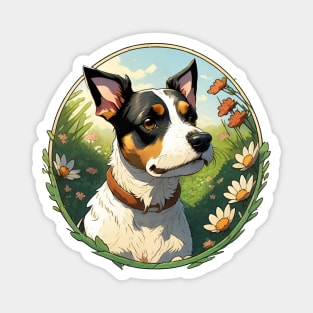 Jack Russell Terrier Garden Magnet