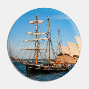 Southern Swan Sailing Ship, Sydney Harbour, Australia Pin