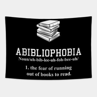 Abibliophobia Book Books Bookish Gift Tapestry