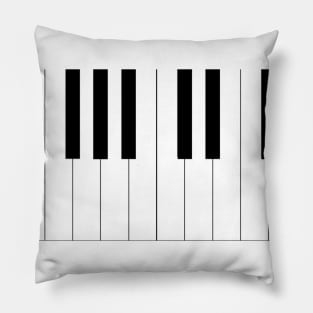 Piano keyboard Pillow