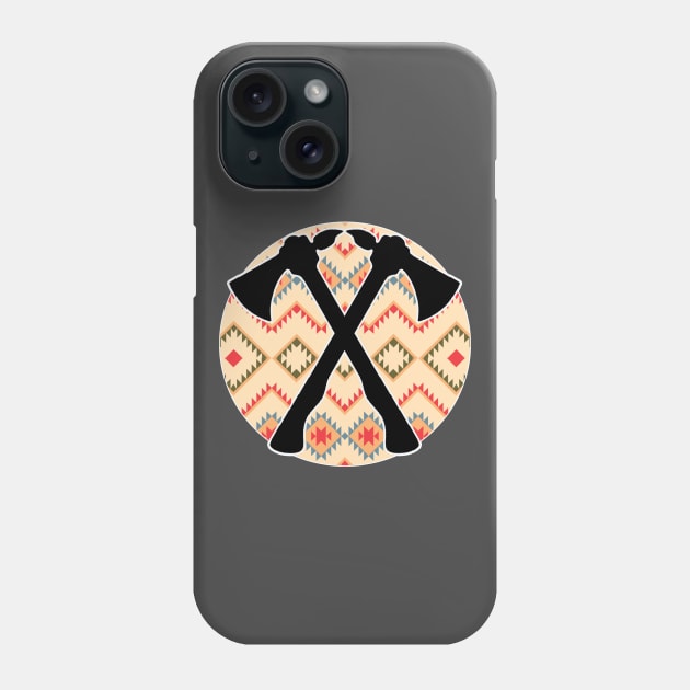 Tomahawk Pattern - 4 Phone Case by Brightfeather