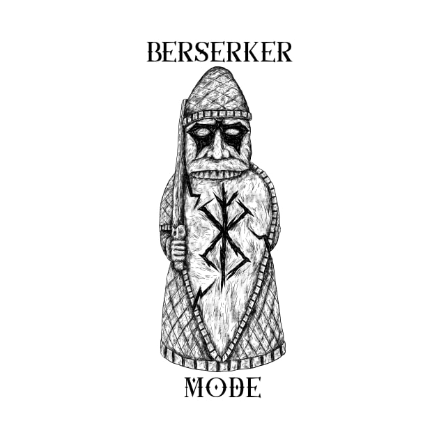 Savage Conquerors: The Fierce Viking Berserkers of the Lewis Chessmen by Holymayo Tee