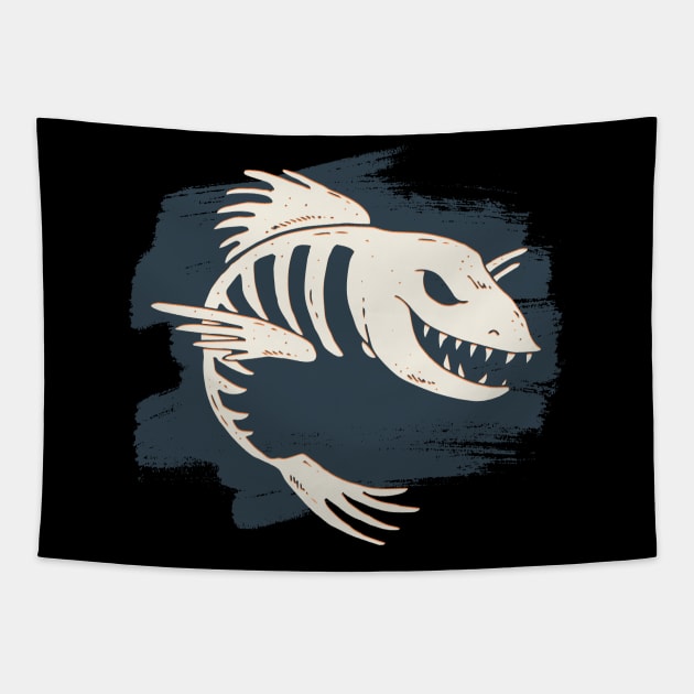 Fish Bone Tapestry by madeinchorley