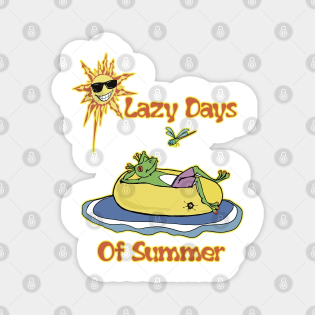 Lazy Days of Summer Magnet by SpookySkulls