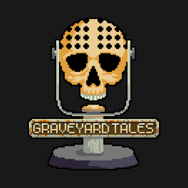 8Bit Skull Mic by GraveYard Tales