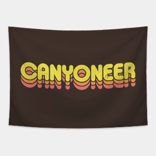 Retro Canyoneer Tapestry