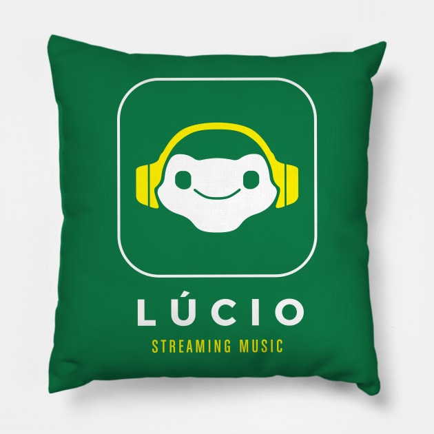 Lucio Streaming Music Pillow by dcmjs