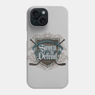 Sworn To Defend (Hockey Defenseman) Phone Case