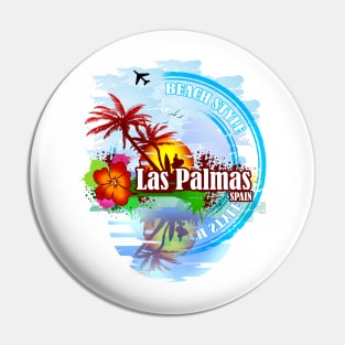 Las Palmas Beach Day Pin