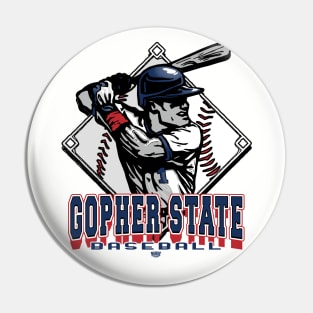 Gopher State Forever Diamond Baseball Pin