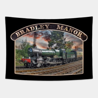 GWR Bradley Manor and Nameplate Tapestry