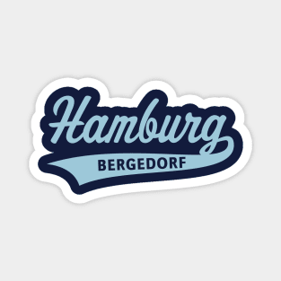 Hamburg Bergedorf (Bergedorfer / Bergedorferin / Skyblue) Magnet