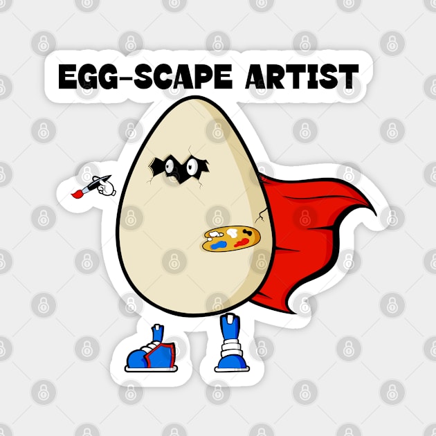 Eggscape Artist Magnet by Art by Nabes