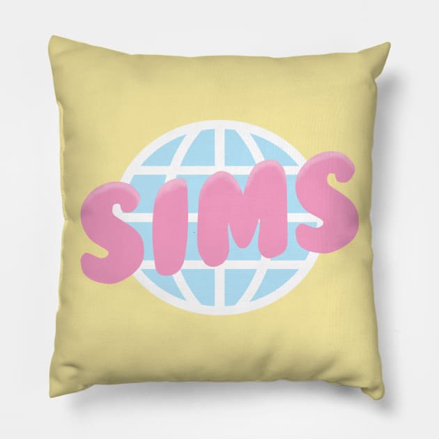 Planet Sims Pillow by gnomeapple