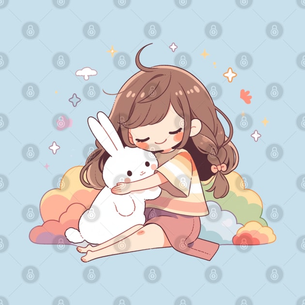 girl rabbit by Pinnancy