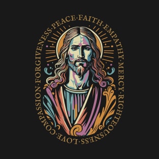 Jesus Christ Love Faith Christian Gift Idea T-Shirt