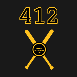 412 Baseball T-Shirt