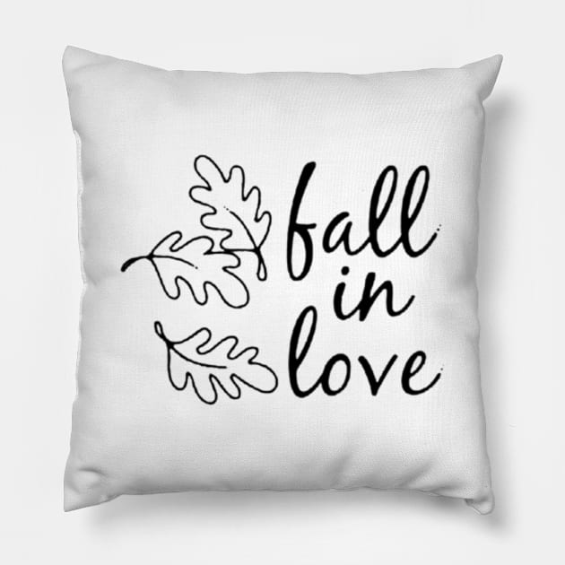 Fall in Love Pillow by agungpramanaartwork