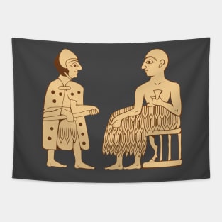 Sumerian King Lugal kisalsi Tapestry