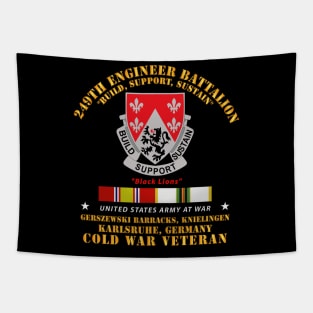 249th Engineer Bn - Karlsruhe, Germany w COLD SVC Tapestry