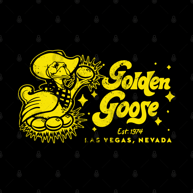 Retro Vintage Golden Goose Casino Las Vegas by StudioPM71