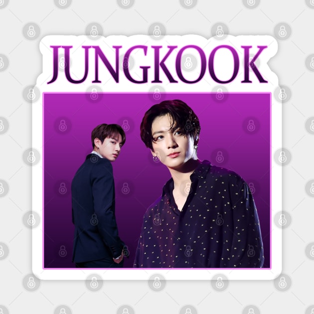 BTS - Jungkook retro style Magnet by chidees