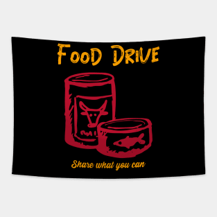 Food Drive - Share what you can Tapestry