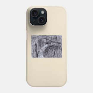 Bittern in Thickets of Grass Phone Case