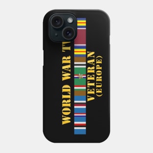 WWII Veteran w EUR SVC Phone Case