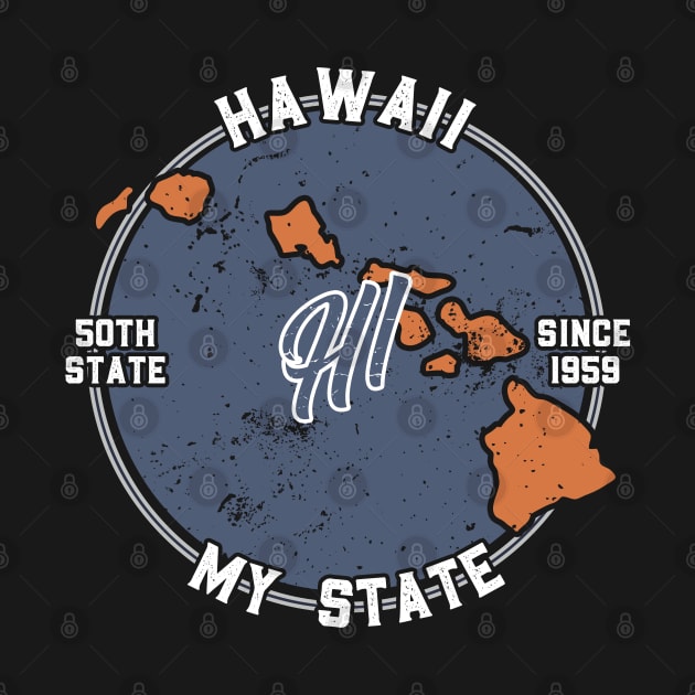 Hawaii My State Patriot State Tourist Gift by atomguy