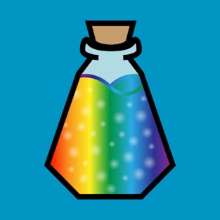 DIY Single Rainbow Potion or Poison for Tabletop Board Games (Style 4) T-Shirt
