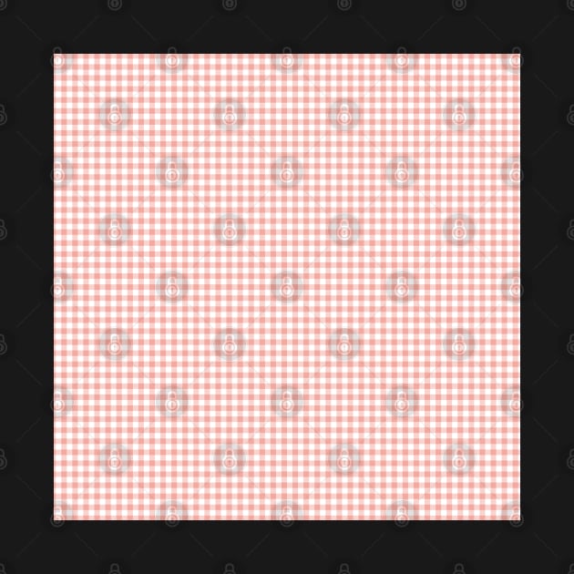 Blush Pink Gingham Pattern - Christmas Vichy by sorbetedelimon