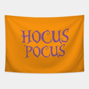 Hocus Pocus Design - Purple Text. Tapestry