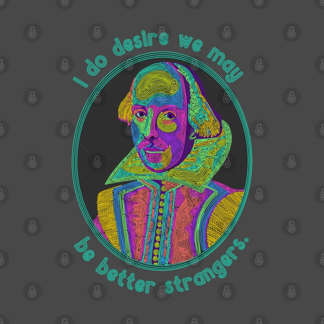 William Shakespeare Portrait and Quote by Slightly Unhinged