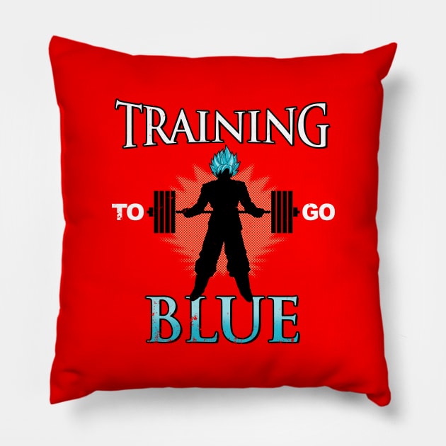 Anime Manga Warrior Gym Workout Training Meme Pillow by BoggsNicolas