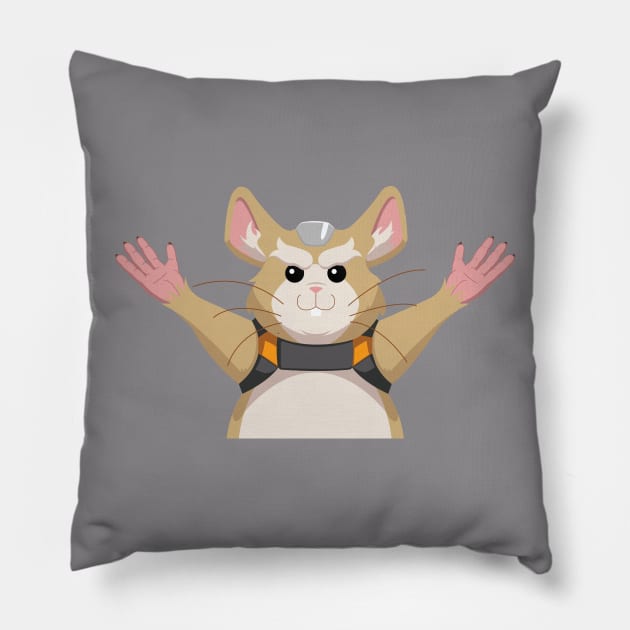 Hammond - ROLLING OUT Pillow by rockbottle_designs