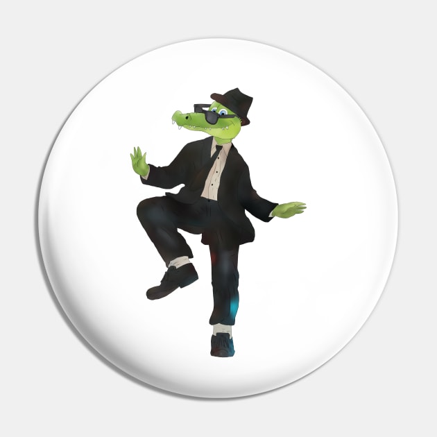 Kroko Pin by Blumchen