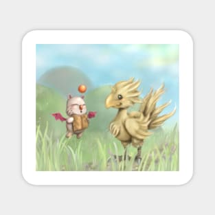 Chocobo Moogle Magnet