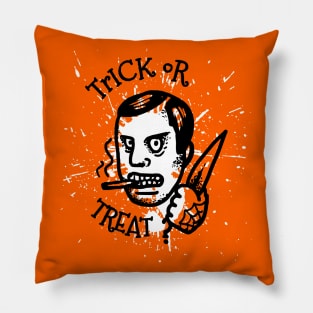 Halloween Trick Or Treat Horror knife Pillow