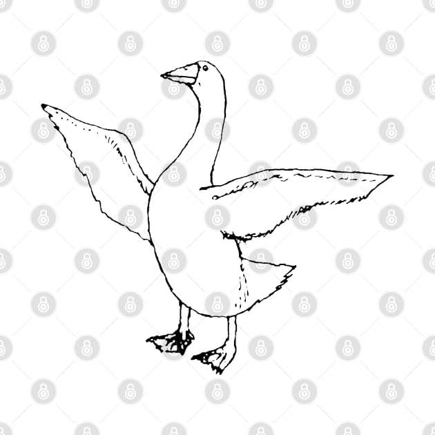 Goose Sketch by jhsells98