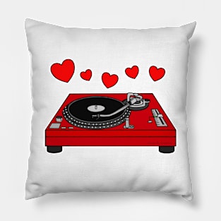 Valentines DJ Music Producer Wedding Musician Pillow