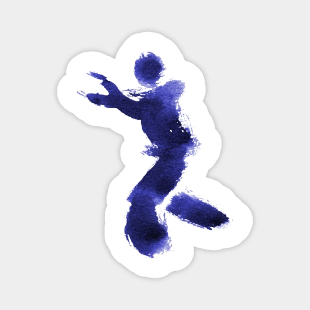 martial-arts figure Magnet by Nikokosmos