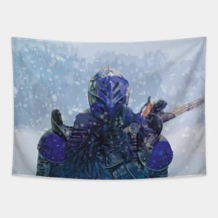 Winter archer epic walking Tapestry