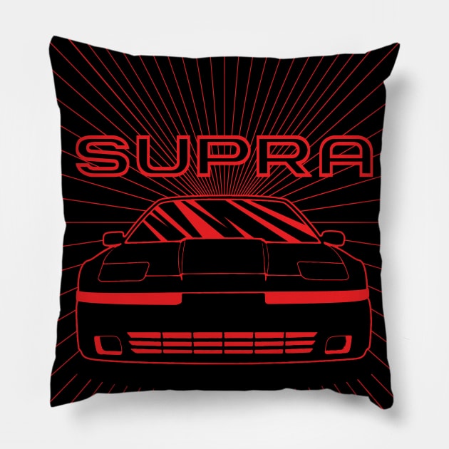 MA70 Toyota Supra Pillow by thesupragoddess