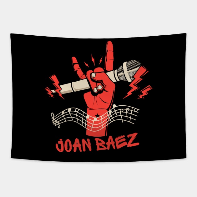 Joan baez Tapestry by KolekFANART