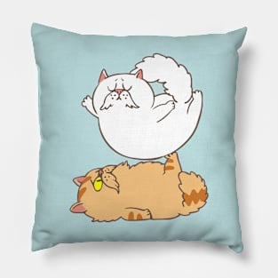 Acroyoga Cats Pillow