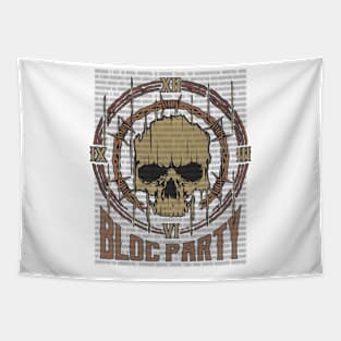 Bloc Party Vintage Skull Tapestry