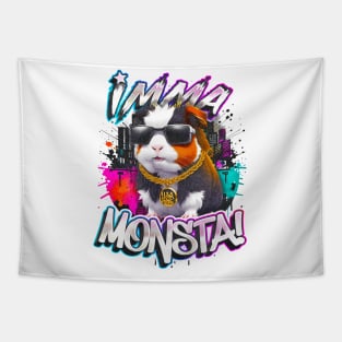 Imma Monsta! HAMSTER | Whitee | by Asarteon Tapestry