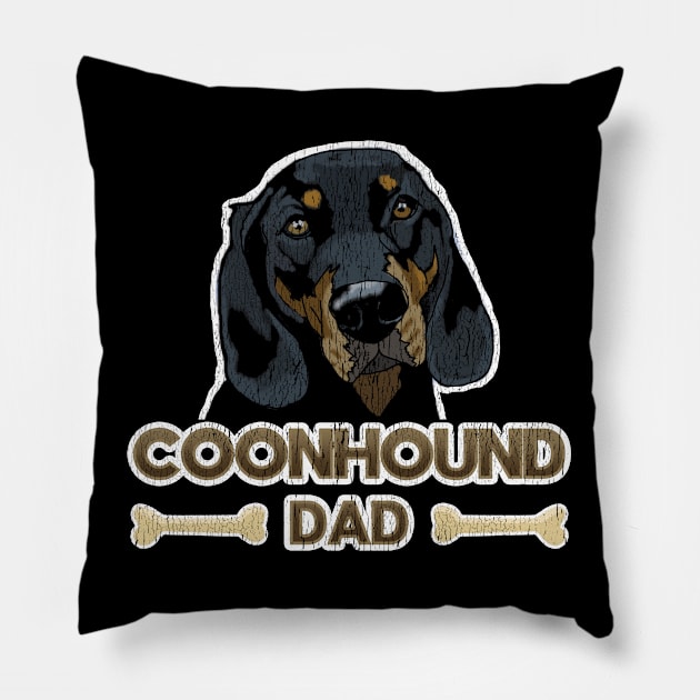 Coonhound - Coonhound Dad Pillow by Kudostees